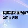 洞庭湖决堤抢险77小时！吉林一号卫星全程还原：涌入洪水2亿立方米