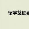 留学签证费用交给谁（留学签证费用）