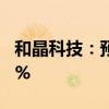和晶科技：预计上半年净利同比增长35%-65%