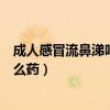 成人感冒流鼻涕吃什么药好得快一点（成人感冒流鼻涕吃什么药）