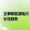 正泰新能源陆川：暂时性的市场错配不能改变光伏产业高成长性趋势