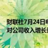 财联社7月24日电，Alphabet高管Ruth Porat表示，搜索对公司收入增长贡献最大。