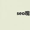 seo观察笔记软件（seo观察）