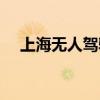 上海无人驾驶出租车预计8月对公众开放