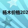 杨木价格2024年多少钱一吨呢（杨木价格）