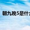 朝九晚5是什么意思（朝九晚五是什么意思）