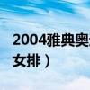 2004雅典奥运会女排队员（2004雅典奥运会女排）