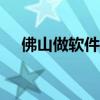 佛山做软件的公司（佛山app开发公司）