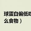 球蛋白偏低吃什么食物调理（球蛋白偏低吃什么食物）