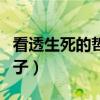 看透生死的哲理句子诗句（看透生死的哲理句子）