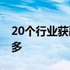 20个行业获融资净买入 汽车行业获净买入最多