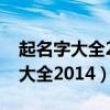 起名字大全2024龙宝宝小名怎么取（起名字大全2014）