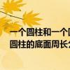 一个圆柱和一个圆锥底面周长比是2:3它们的体积比是5:6（圆柱的底面周长公式）