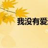 我没有爱过你歌词（我没有爱过你）