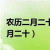 农历二月二十出生的女孩命运怎么样（农历二月二十）