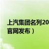 上汽集团名列2024《财富》世界五百强第93位（上汽集团官网发布）