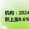 机构：2024上半年全球LCD电视面板出货面积上涨8.6%