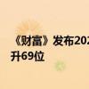《财富》发布2024世界五百强 中国车企强势增长 比亚迪提升69位