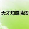 天才知道蒲熠星在线观看（天才知道蒲熠星）