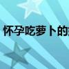 怀孕吃萝卜的好处（怀孕吃萝卜有什么好处）