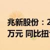 兆新股份：2024年上半年实现净利润208.92万元 同比扭亏