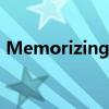 Memorizing vocabulary（memorizing）