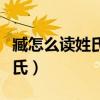 臧怎么读姓氏怎么读拼音怎么写（臧怎么读姓氏）