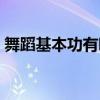 舞蹈基本功有哪些内容（舞蹈基本功有哪些）