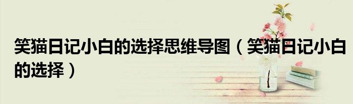 笑猫日记小可怜到底死没死（笑猫日记小白的选择动漫）