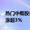 热门中概股多数上涨 纳斯达克中国金龙指数涨超3%