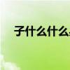 子什么什么身四字成语（子什么什么身）