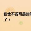 我舍不得可是时间回不去了歌词（我舍不得可是时间回不去了）