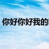 你好你好我的咖宝朋友是什么歌（你好你好）