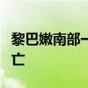 黎巴嫩南部一摩托车遭无人机袭击 已致2人死亡