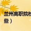 兰州高职院校有哪些大专（兰州高职院校有哪些）