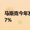 马斯克今年发布推文中的政治内容比例升至17%