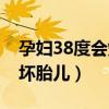孕妇38度会烧坏胎儿脑室吗（孕妇38度会烧坏胎儿）