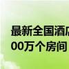 最新全国酒店数量出炉：今年上半年就新增100万个房间