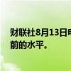 财联社8月13日电，MSCI亚太指数目前恢复至8月5日暴跌前的水平。