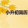 小升初简历文档（小升初简历空白表格）
