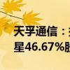 天孚通信：拟以2.34亿自有资金收购天孚之星46.67%股权