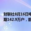 财联社8月16日电，美国7月营建许可总数为139.6万户，预期142.9万户，前值144.6万户。