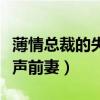 薄情总裁的失声前妻小说下载（薄情总裁的失声前妻）