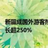 新疆成国外游客热门打卡目的地 上半年国际旅游收入同比增长超250%