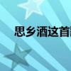 思乡酒这首歌表达了什么意思（思乡酒）