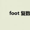 foot 复数（foot的复数形式是什么）