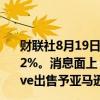 财联社8月19日电，娱乐技术公司Xperi美股盘前一度涨超12%。消息面上，Xperi同意以8,000万美元将子公司Perceive出售予亚马逊。