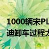 1000辆宋PLUS DM-i怎样运抵西班牙？比亚迪卸车过程太壮观