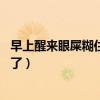 早上醒来眼屎糊住眼睛 眼屎特别多（早上起来眼屎把眼睛糊了）