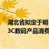 湖北省拟定于明日起在全省启动1亿元2024年“惠购湖北”3C数码产品消费券发放